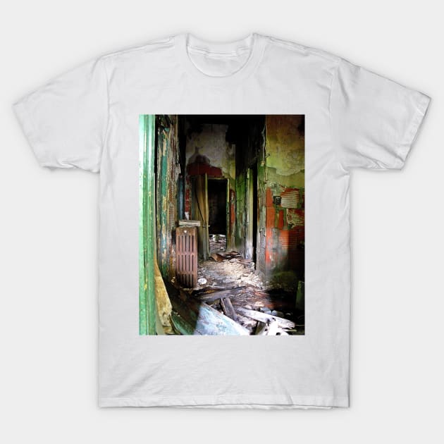 Peel The Door Back T-Shirt by PaulLu